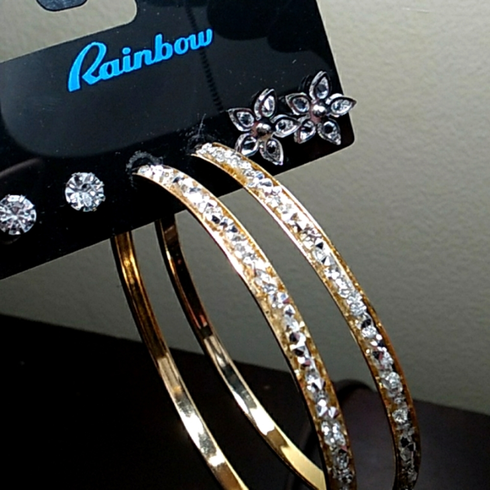 3 sets of earrings